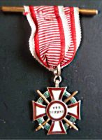 Miniatur MILITÄRVERDIENSTKREUZ II Kl. mit KD und Schwertern